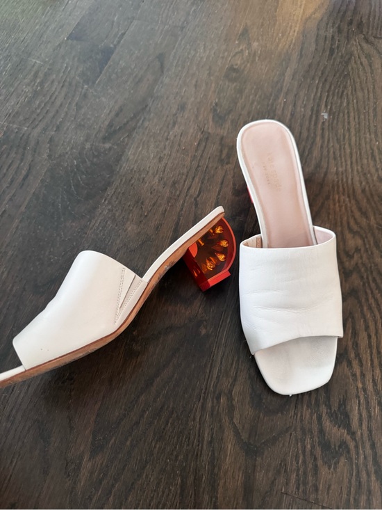kate spade Shoes - Kate Spade Citrus Slide Sandals in white/parchment